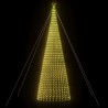 Sapin de Noël à LED 1544 LED blanc chaud 500 cm 