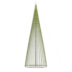 Sapin de Noël à LED 1544 LED blanc chaud 500 cm 