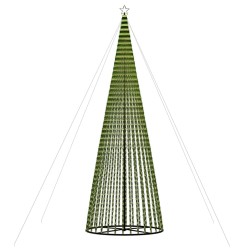 Sapin de Noël à LED 1544 LED blanc chaud 500 cm 