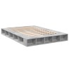 Cadre de lit sans matelas gris béton 160x200 cm 