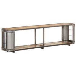 Meuble TV 150x30x40 cm Bois massif de manguier 