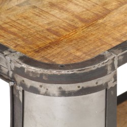 Meuble TV 150x30x40 cm Bois massif de manguier 
