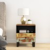 Tables de chevet 2 pcs Bois de récupération et d'ingénierie 
