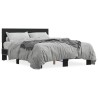 Cadre de lit sans matelas noir 135x190 cm 