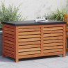 Boîte de rangement de jardin 90x48x55 cm bois d'eucalyptus 