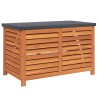 Boîte de rangement de jardin 90x48x55 cm bois d'eucalyptus 