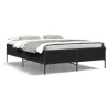 Cadre de lit sans matelas noir 160x200 cm 