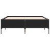 Cadre de lit sans matelas noir 160x200 cm 