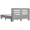Cadre de lit sans matelas sonoma gris 120x200 cm 