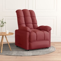 Fauteuil inclinable Rouge bordeaux Tissu 