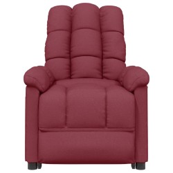 Fauteuil inclinable Rouge bordeaux Tissu 