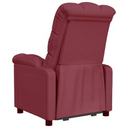 Fauteuil inclinable Rouge bordeaux Tissu 