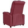 Fauteuil inclinable Rouge bordeaux Tissu 
