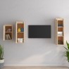 Meubles TV 3 pcs Bois massif de pin 
