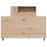 Cadre de lit sans matelas 90x200 cm bois de pin massif 