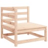 Salon de jardin 3 pcs bois massif de pin 