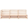 Salon de jardin 3 pcs bois massif de pin 