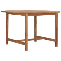 Table à dîner de jardin 110x110x75 cm Bois massif de teck 