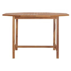 Table à dîner de jardin 110x110x75 cm Bois massif de teck 