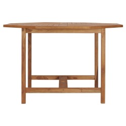 Table à dîner de jardin 110x110x75 cm Bois massif de teck 
