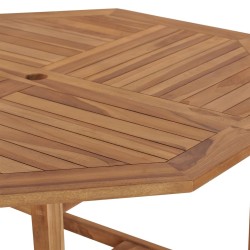 Table à dîner de jardin 110x110x75 cm Bois massif de teck 