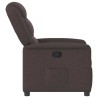 Fauteuil inclinable Marron foncé Tissu 