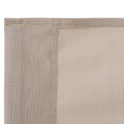 Salon de jardin 4 pcs Tissu et acier Crème 