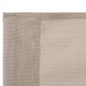 Salon de jardin 4 pcs Tissu et acier Crème 