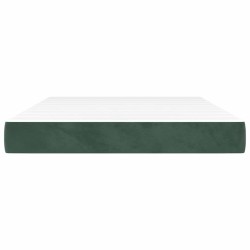 Matelas de lit à ressorts ensachés 140x220x20 cm velours 