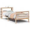 Cadre de lit avec tête de lit sans matelas 90x200 cm 