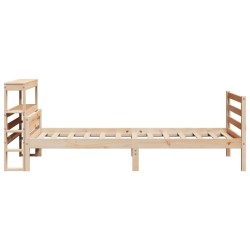 Cadre de lit avec tête de lit sans matelas 90x200 cm 