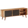 Meuble TV 112x30x40 cm bois d'acacia massif 