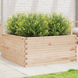Jardinière 100x100x46 cm bois de pin massif 