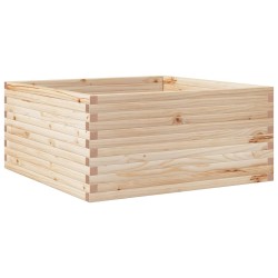 Jardinière 100x100x46 cm bois de pin massif 