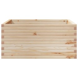 Jardinière 100x100x46 cm bois de pin massif 