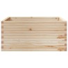 Jardinière 100x100x46 cm bois de pin massif 