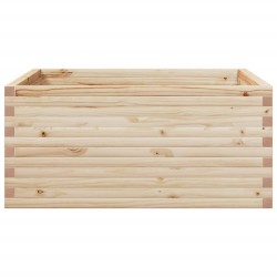 Jardinière 100x100x46 cm bois de pin massif 