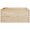 Jardinière 100x100x46 cm bois de pin massif 
