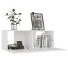 Ensemble de meubles TV 6 pcs Blanc Bois d'ingénierie 