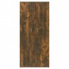 Armoire à chaussures chêne fumé 80x39x178 cm bois d'ingénierie 