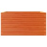 Jardinière cire marron 90x60x46 cm bois de pin massif 