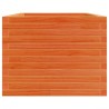 Jardinière cire marron 90x60x46 cm bois de pin massif 