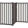 Barrière pour chien pliable 3 panneaux 150 cm bois sapin massif 