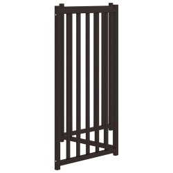 Barrière pour chien pliable 3 panneaux 150 cm bois sapin massif 