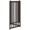 Barrière pour chien pliable 3 panneaux 150 cm bois sapin massif 