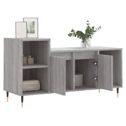 Meuble TV Sonoma gris 100x35x55 cm Bois d'ingénierie 