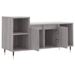 Meuble TV Sonoma gris 100x35x55 cm Bois d'ingénierie 