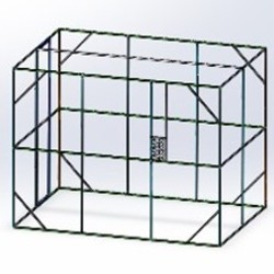 volièreAnthracite 302x208x214 cm Acier 