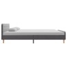 Cadre de lit Gris clair Tissu 140 x 200 cm 