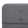 Cadre de lit Gris clair Tissu 140 x 200 cm 